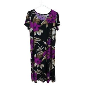 Favant Hawaiian Floral Dress S
